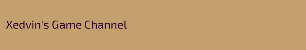 Xedvin's Game Channel